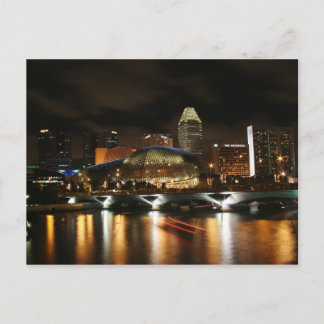 Singapore-skyline Vykort
