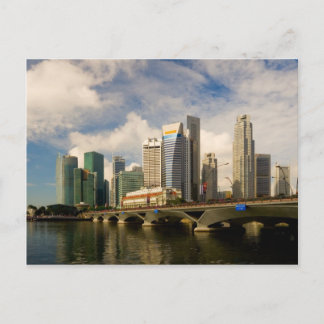 Singapore-skyline Vykort