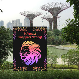 Singapore Strong! Nationellt vykort