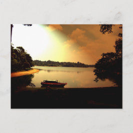 Singapore Sunset Vykort