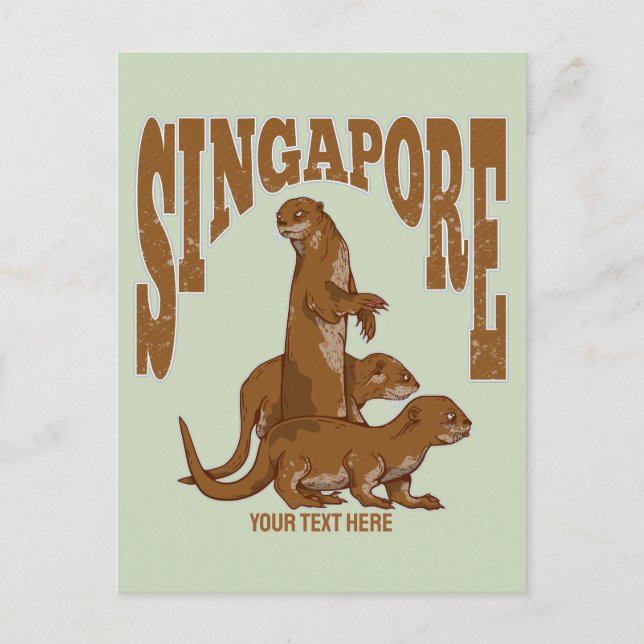Singapore Utter Vykort (Framsida)