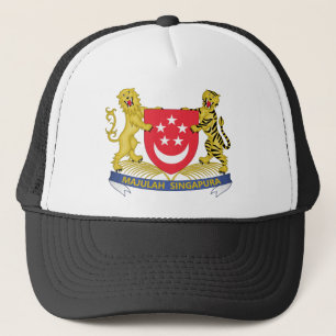 singapore vapensköld keps