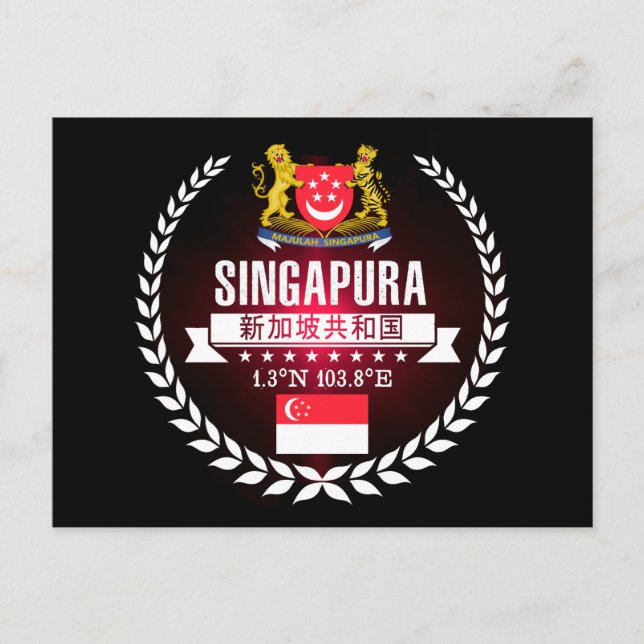 Singapore Vykort (Framsida)