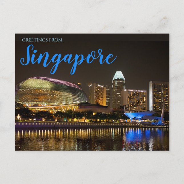 Singapore vykort (Framsida)