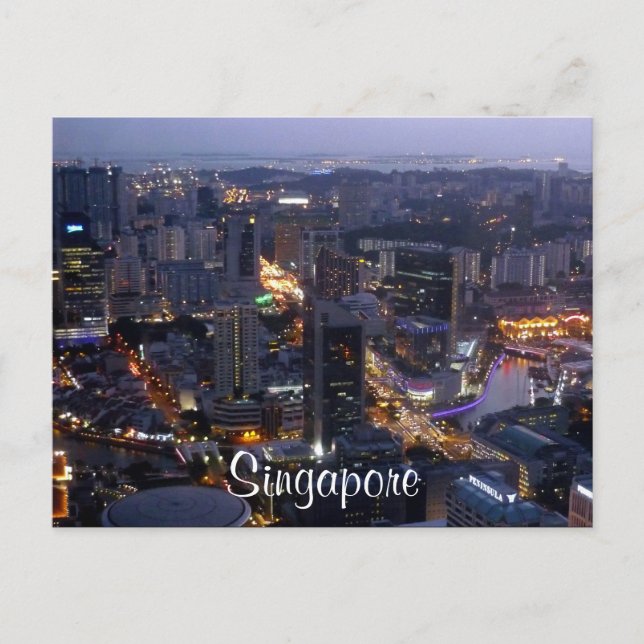 singapore vykort (Framsida)