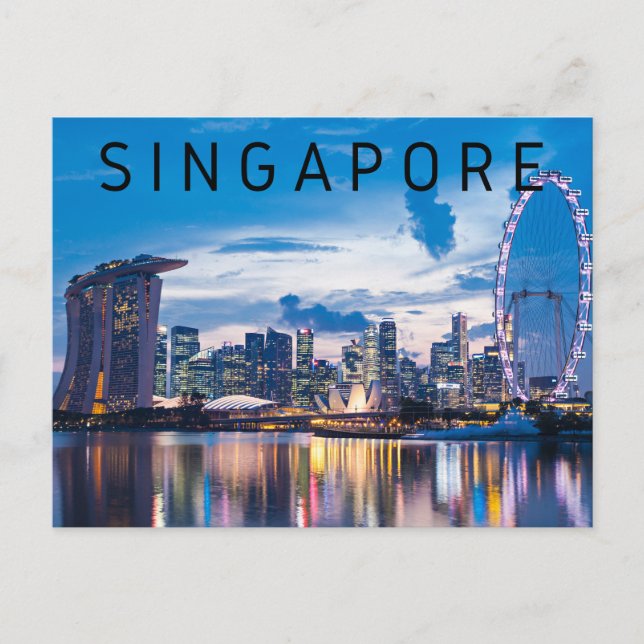 Singapore Vykort (Framsida)