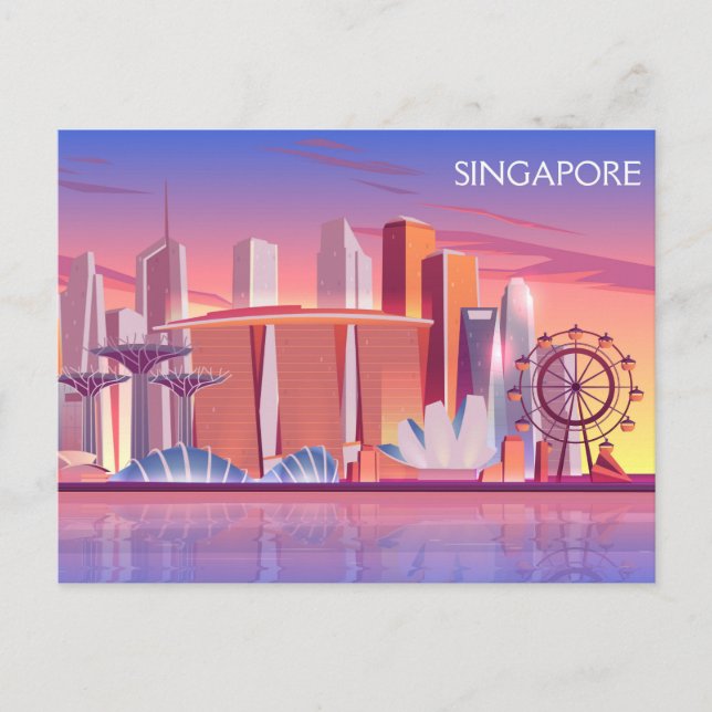 Singapore Vykort (Framsida)