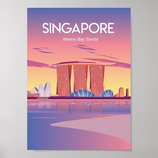 Singaporeaffisch Poster (Framsidan)