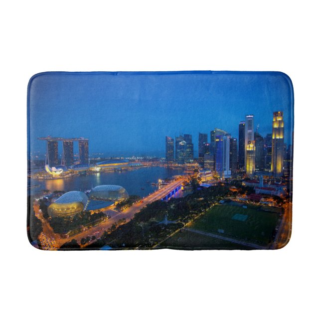 Singaporeboratet i natt badrumsmatta (Framsidan)