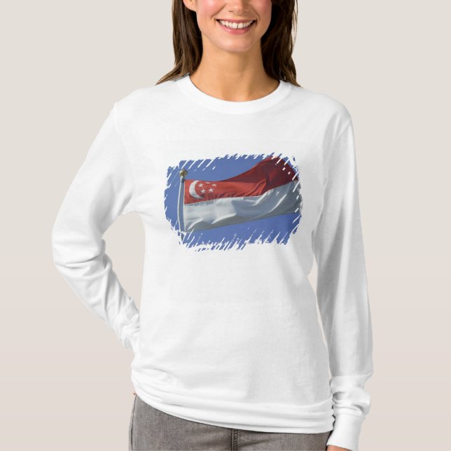 Singaporeflagga Tee (Framsida)