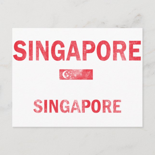 Singapores design vykort (Framsida)