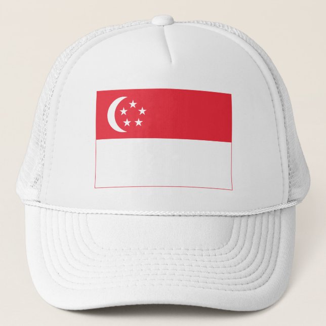 Singapores flagga keps (Framsida)