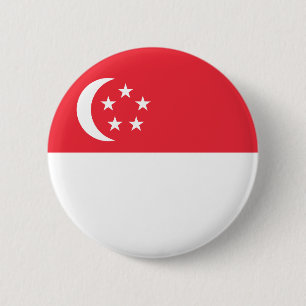 Singapores flagga knapp