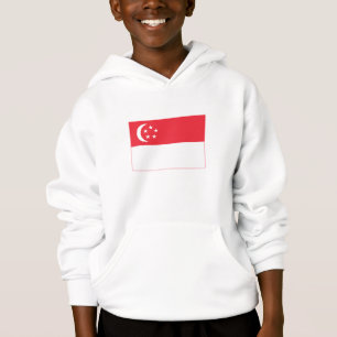 Singapores flagga t shirt