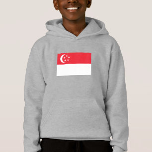 Singapores flagga t shirt