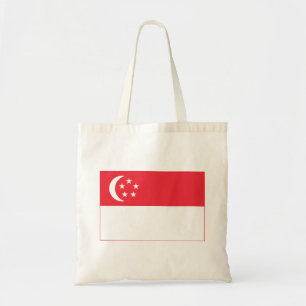 Singapores flagga tygkasse