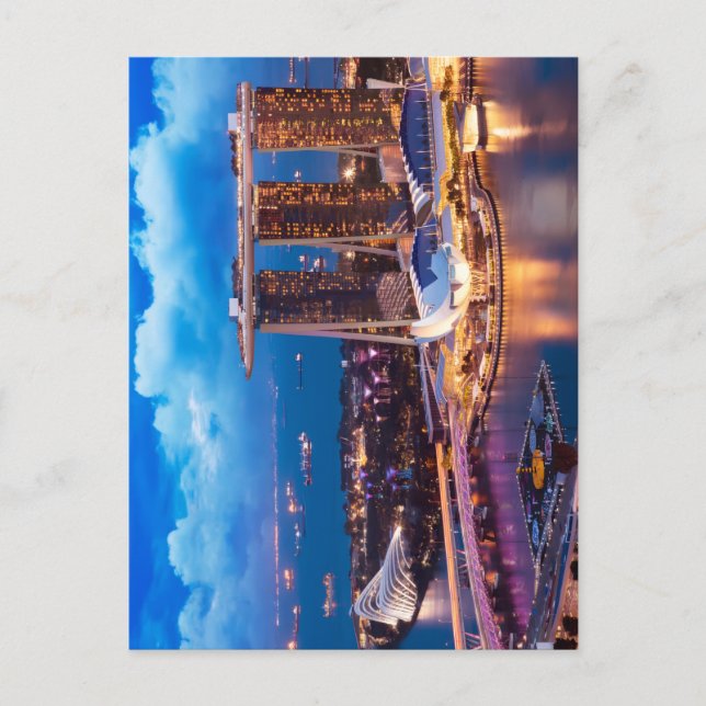 Singapores flexibla vykort (Framsida)