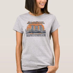 Singapores Futuristiska Allure. Asien T Shirt