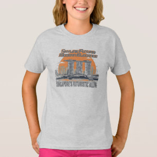 Singapores Futuristiska Allure. Asien T Shirt