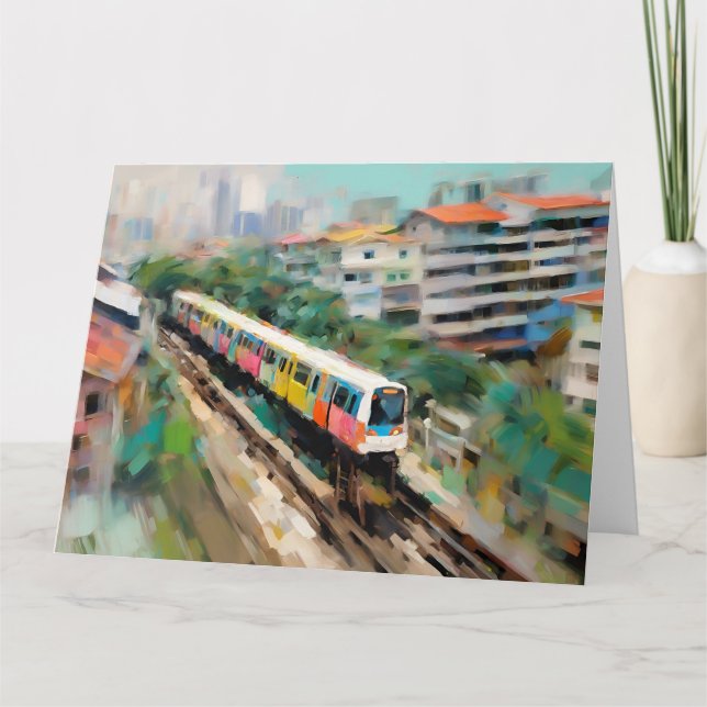 Singapores MRT-kort med stor vikt Kort (Framsida)