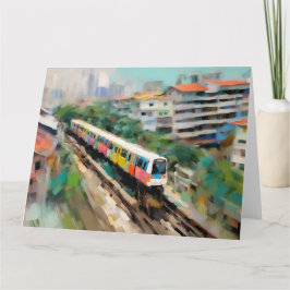 Singapores MRT-kort med stor vikt Kort