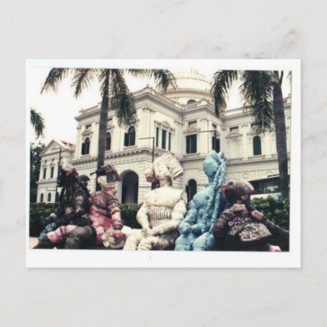 Singapores nationella museum vykort (Framsida)