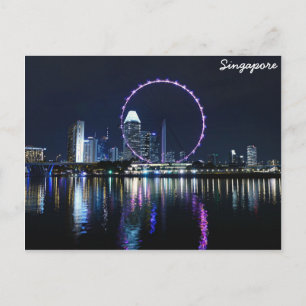 Singapores nattskyllin vykort