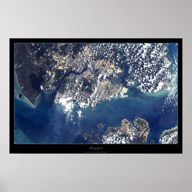 Singapores satellitposter poster (Framsidan)