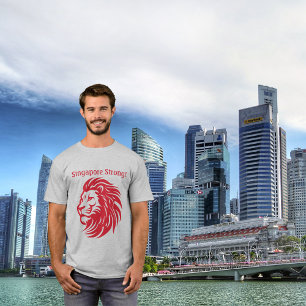 Singapores starka nationaldag T-Shirt