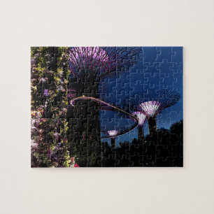 Singapores trädgårdar vid Bay #2 Jigszawa Puzzle Pussel