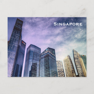 Singapores turistresetjänstkort - tillagt vykort f
