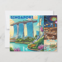 Singaporevykort Vykort