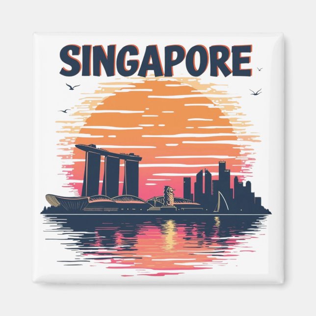 SINGAPOURE MAGNET (Framsidan)