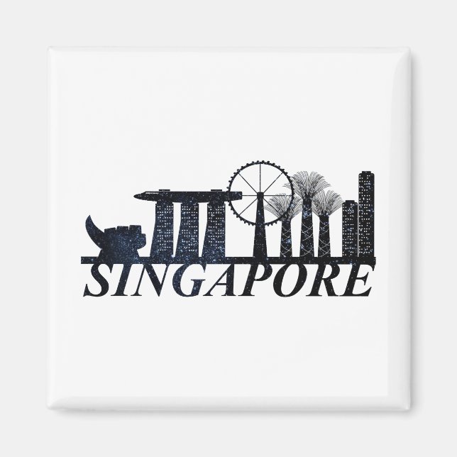 Singapur Magnet (Framsidan)