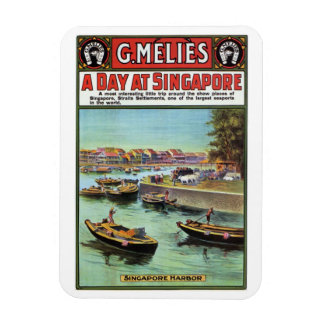 Singapur Vintage Reise Magnet