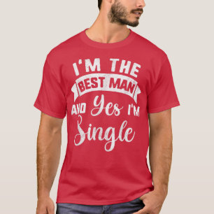 Singe bästa mans möhippa, groomsmen förslag t shirt