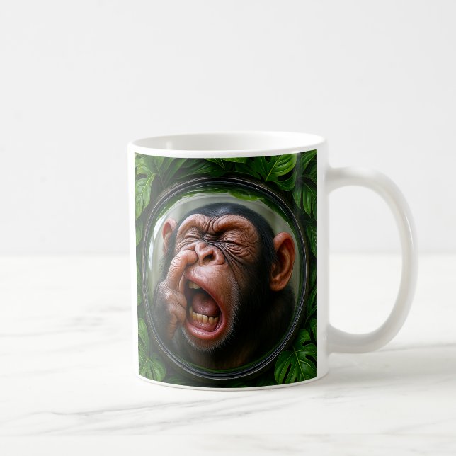 Singe Doigt Nez Kaffemugg (Höger)