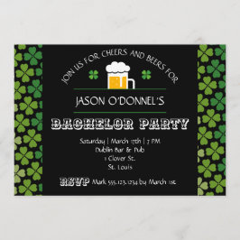 Singe möhippe inbjudan till St. Patrick's Day