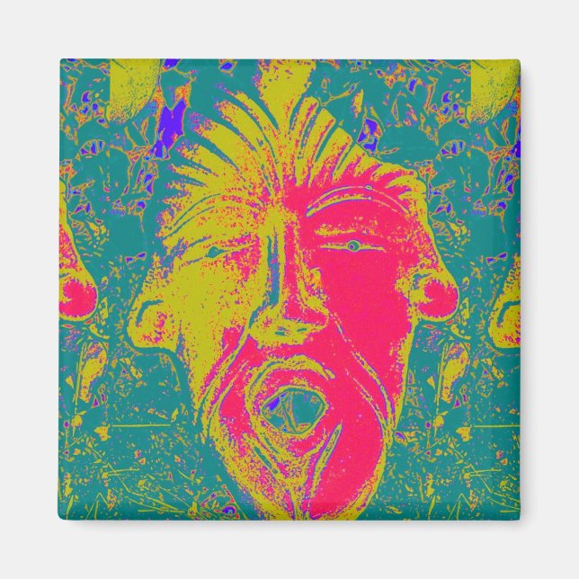 singel ansikte magnet (Framsidan)