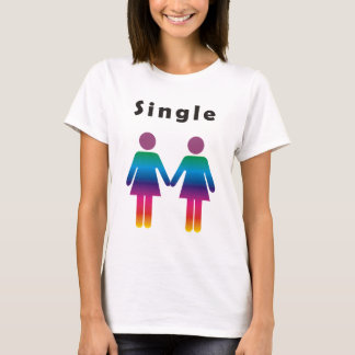 Singel - lesbisk t-shirt