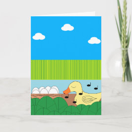 Singel Mor Anka nära Vatten: Tom Kort