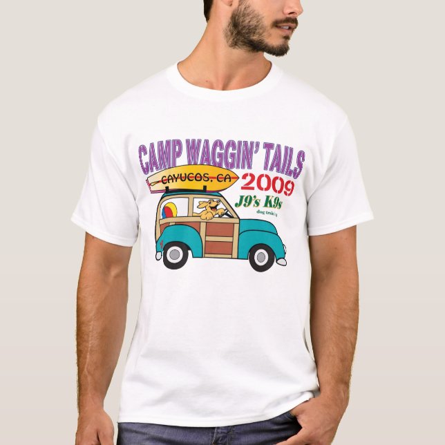 Singel-side lägerT-tröja T-shirt (Framsida)