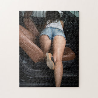 Singel Z hoade pusselbabes och bilar för 252 biet Pussel