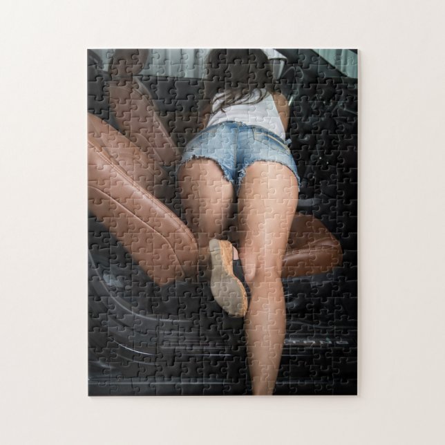 Singel Z hoade pusselbabes och bilar för 252 biet Pussel (Vertikal)