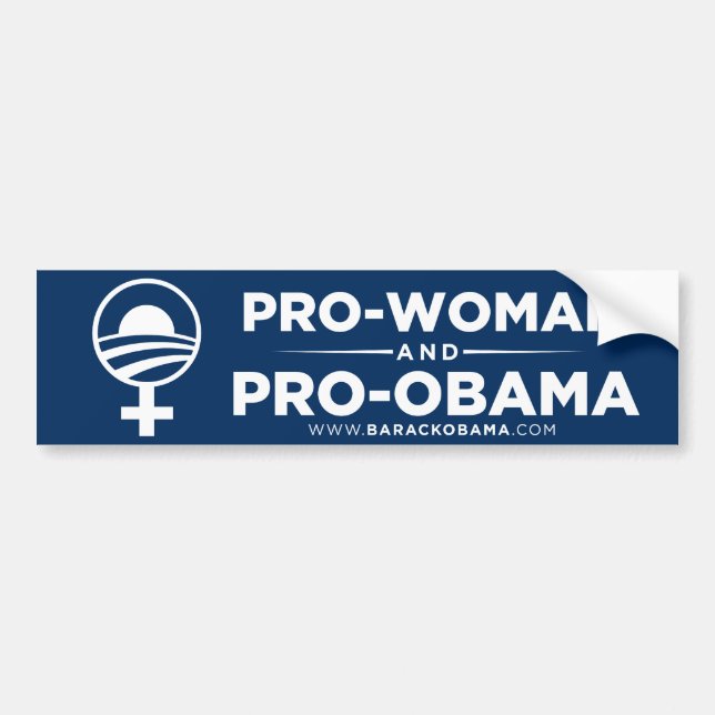 Singelmammor för den Obama bildekalet Bildekal (Framsidan)