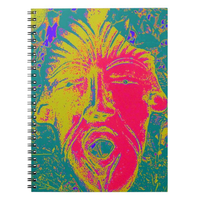 singelmask notenook anteckningsbok (Framsidan)