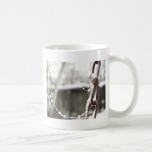 Singeln kedjar och pärlor kaffemugg