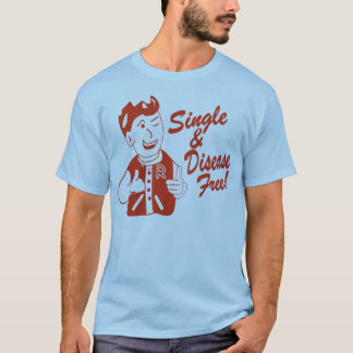 Singeln och sjukdomen frigör tee shirt
