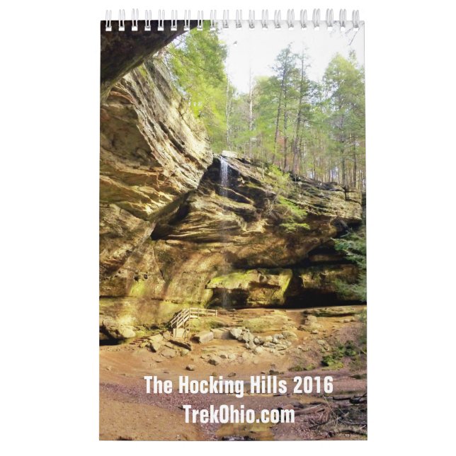 Singelsida, liten kalender - Hocking backar 2016 (Omslag)