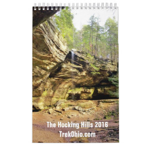 Singelsida, liten kalender - Hocking backar 2016